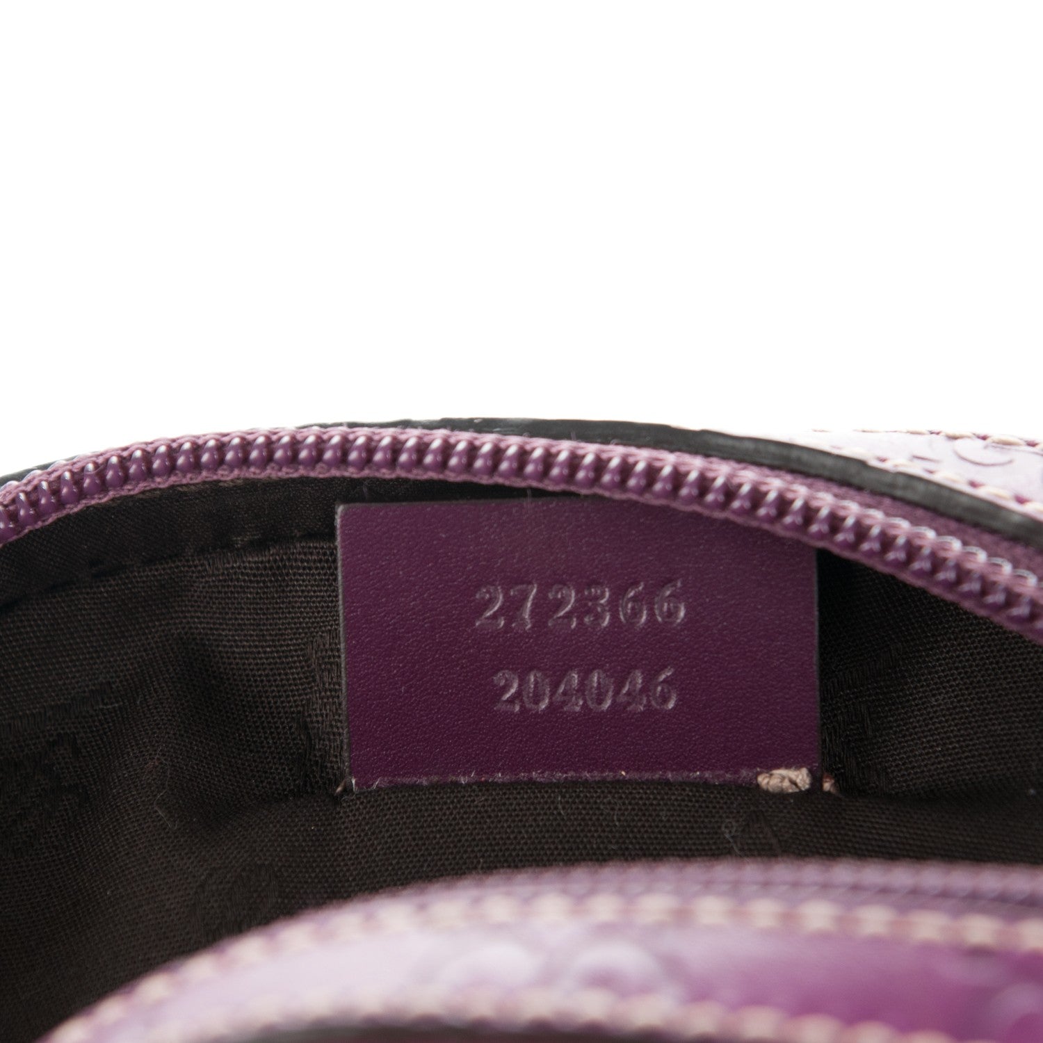 Gucci Guccissima GG Cosmetic Case Purple 7 of 7