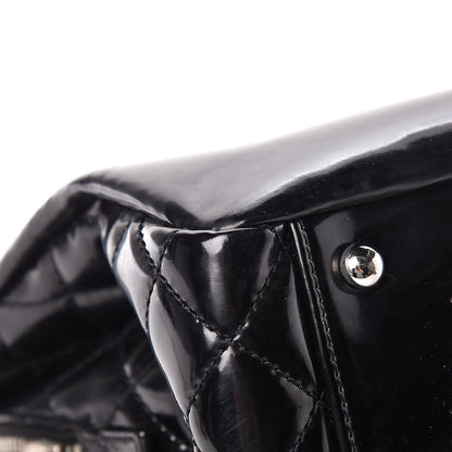 Chanel Vinyl Lipstick Ligne Tote Black 11 of 20