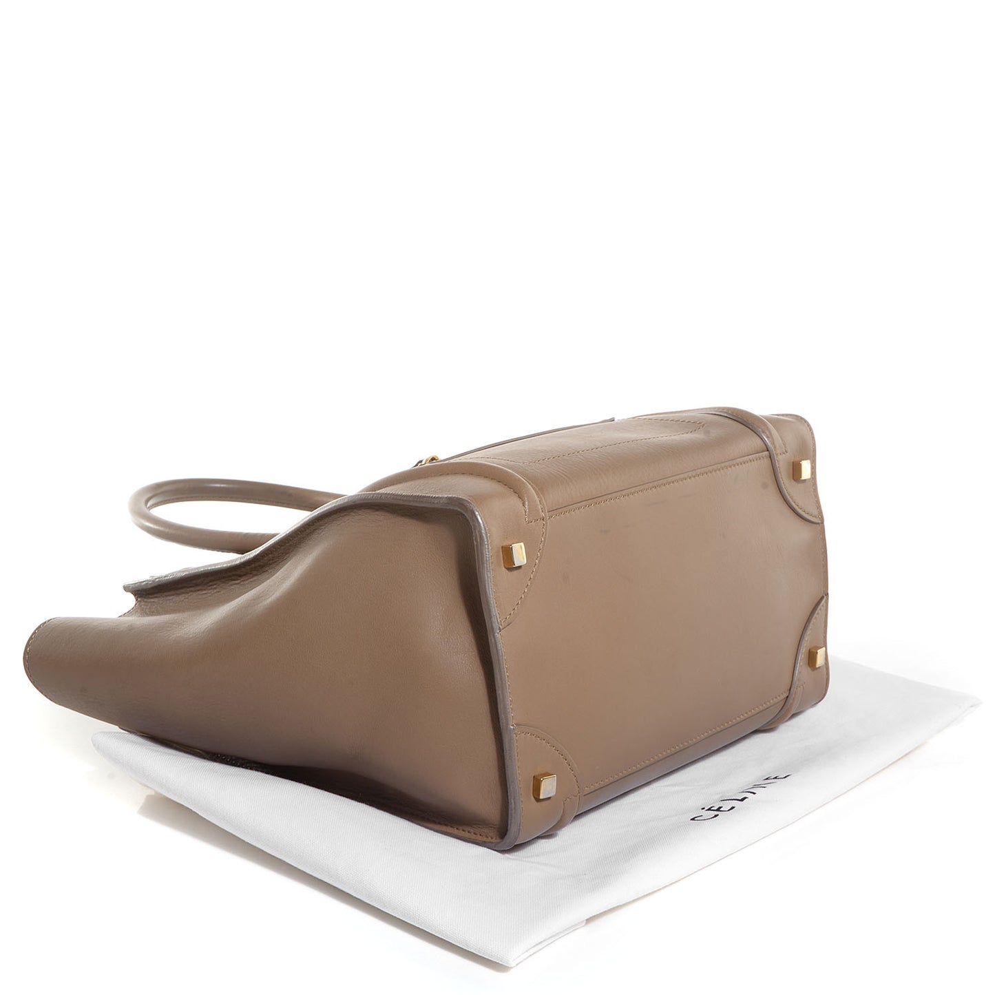 Smooth Calfskin Mini Luggage Camel