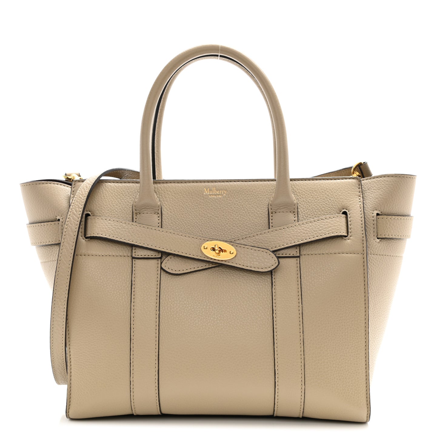 Classic Grain Small Bayswater Zip Tote Dune