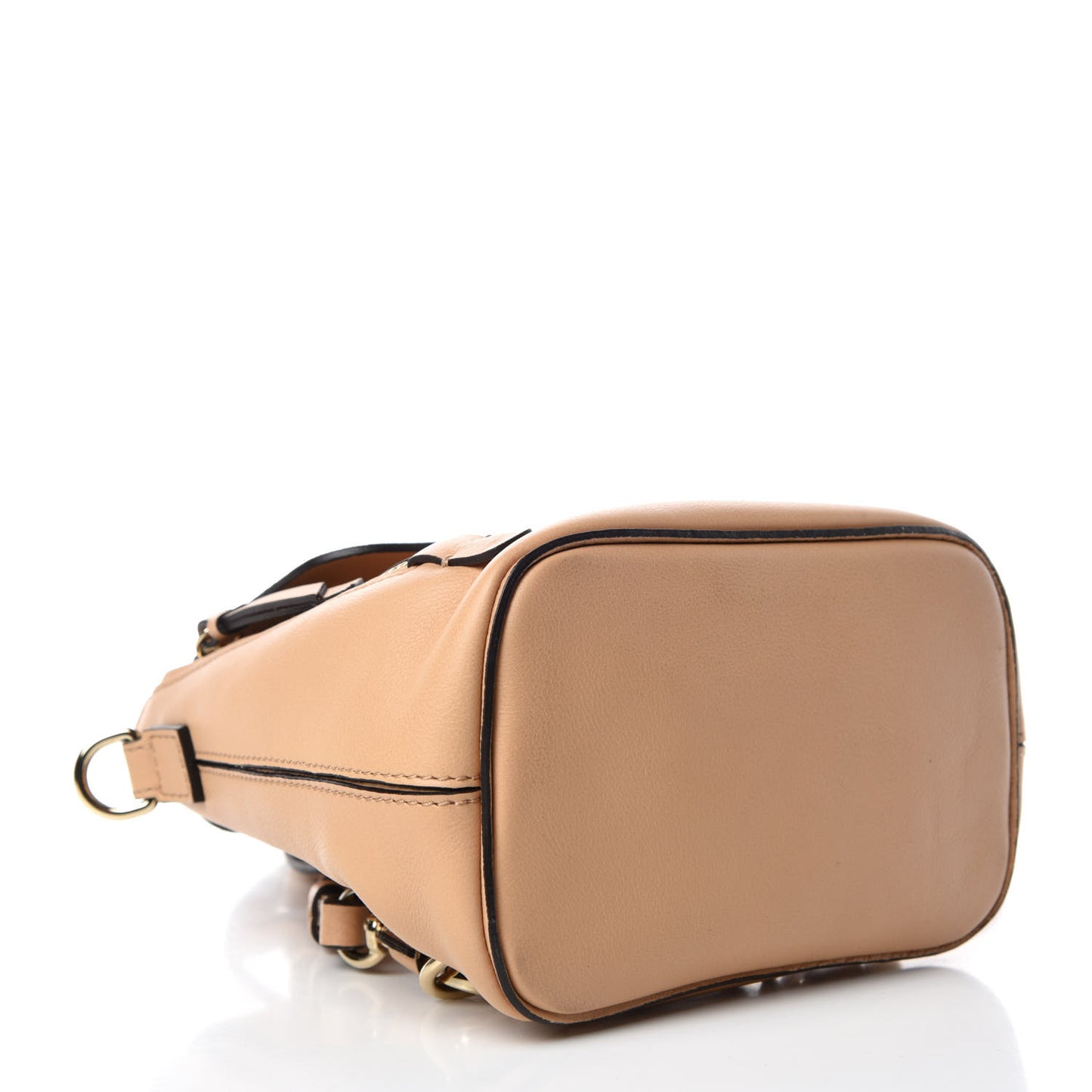 Suede Calfskin Mini Faye Backpack Blush Nude