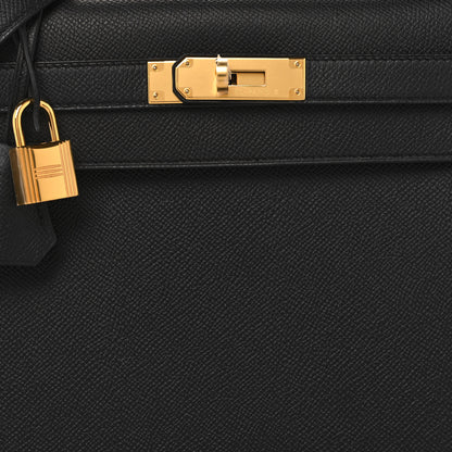 Hermes Epsom Kelly Sellier 28 Black 8 of 11