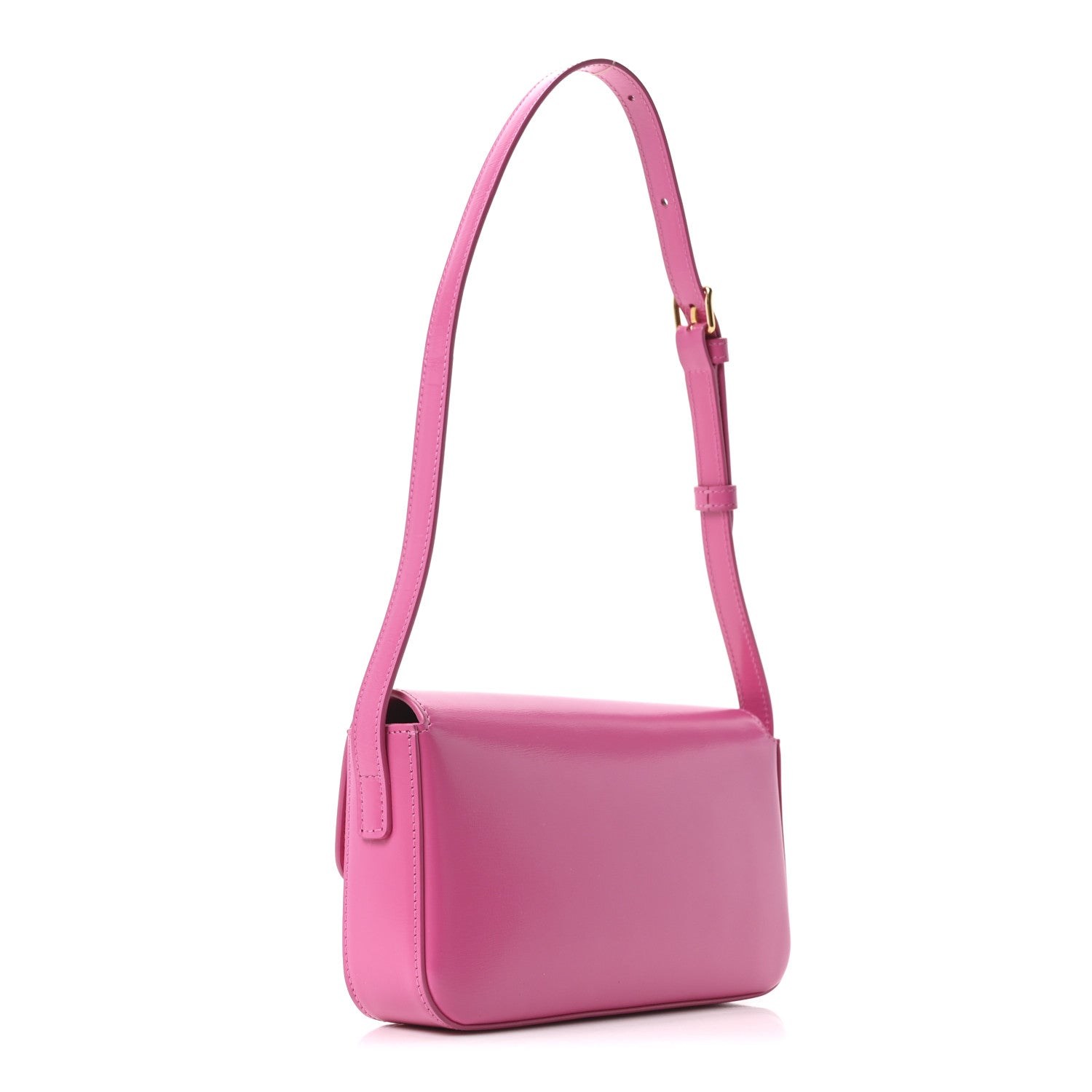 Celine ピンク ショートゴムブーツ 37 Celine Women's Block Wedge with Triomphe Calfskin Bleached Pink