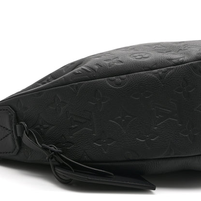 Louis Vuitton Calfskin Monogram Shadow Hobo Hamac Black 8 of 9