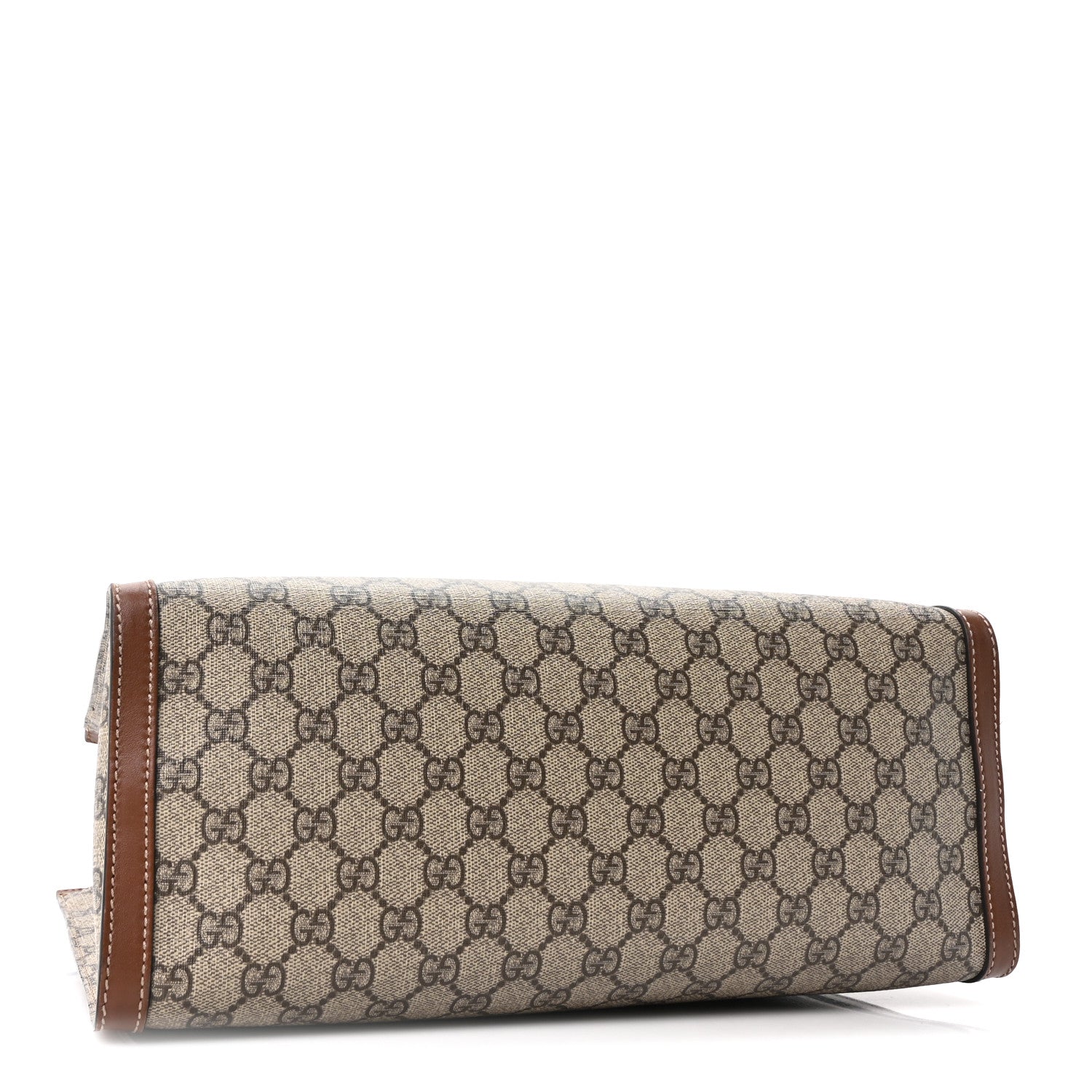 Gucci GG Supreme Monogram Medium Padlock Tote Beige Cuir 4 of 10