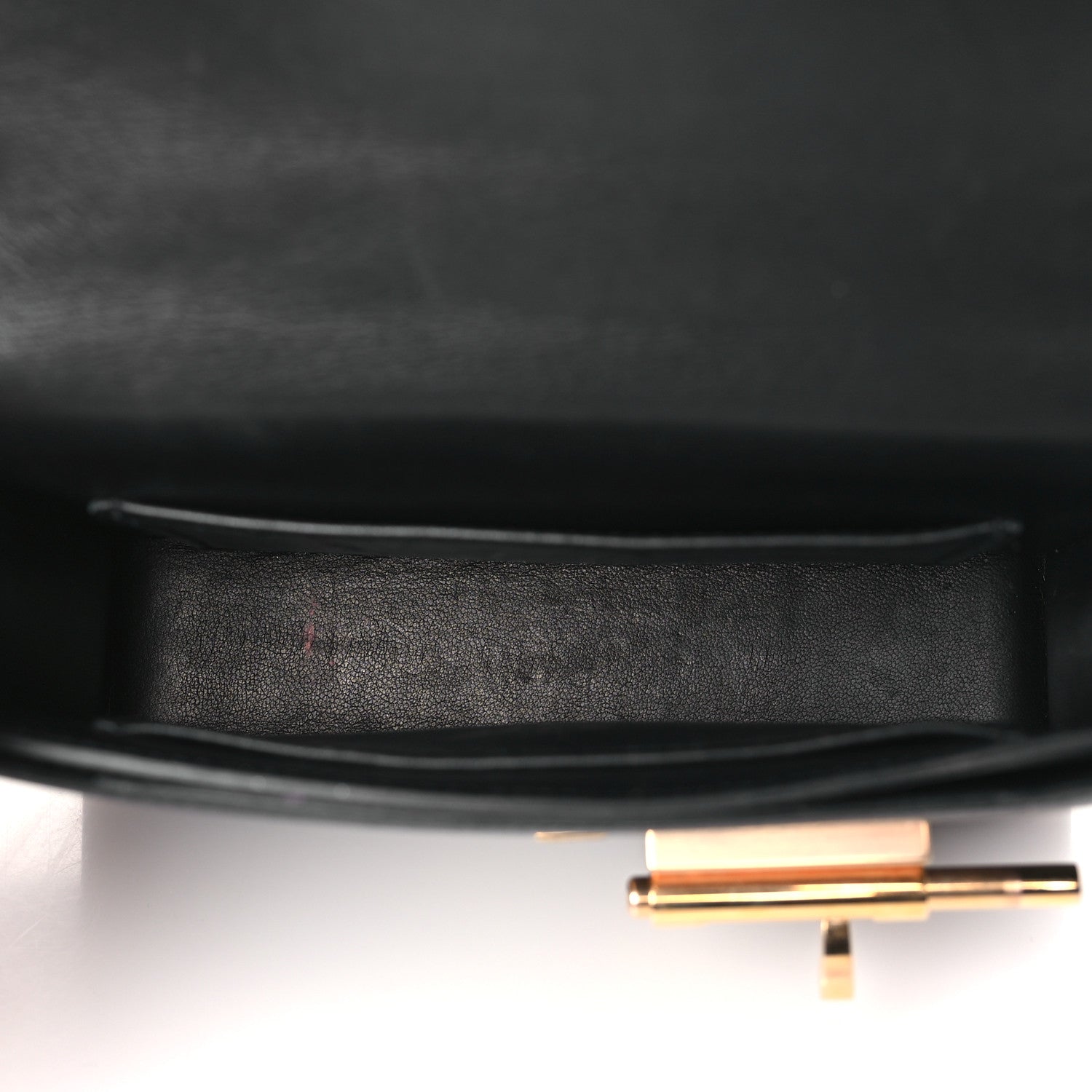 Hermes Chevre Mysore Mini Verrou Chaine Bag Black 5 of 12