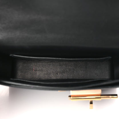 Hermes Chevre Mysore Mini Verrou Chaine Bag Black 5 of 12