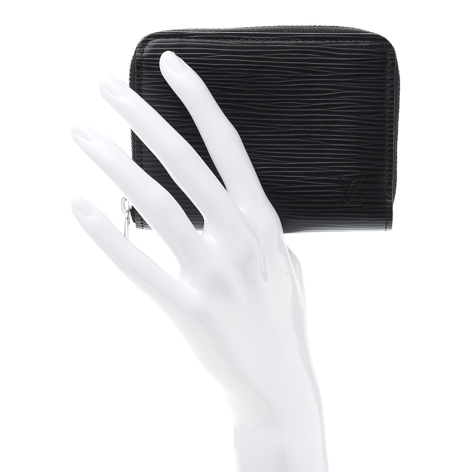 Louis Vuitton Epi Zippy Coin Purse Black 2 of 8