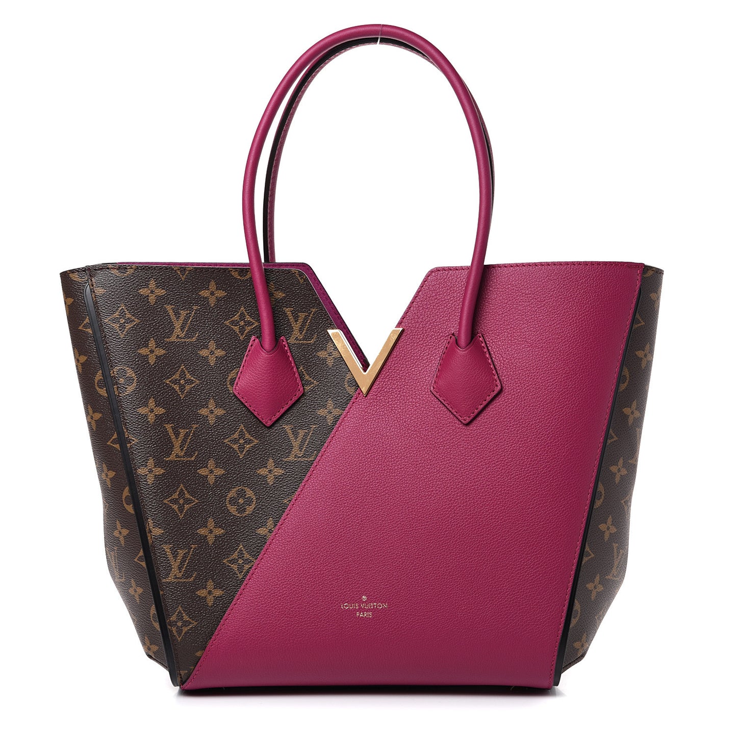 Calfskin Monogram Kimono Tote Grape
