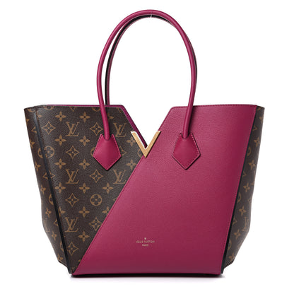 Louis Vuitton Calfskin Monogram Kimono Tote Grape 1 of 10