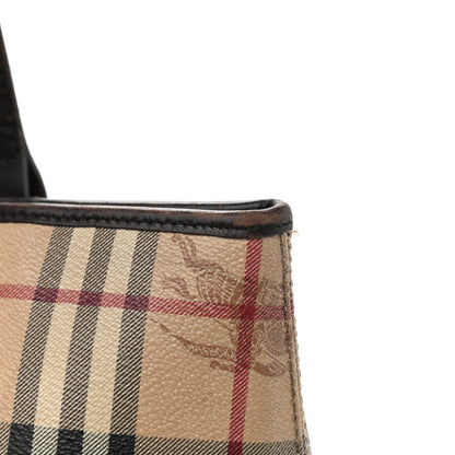 Burberry Haymarket Check Medium Regent Tote Chocolate 17 of 19