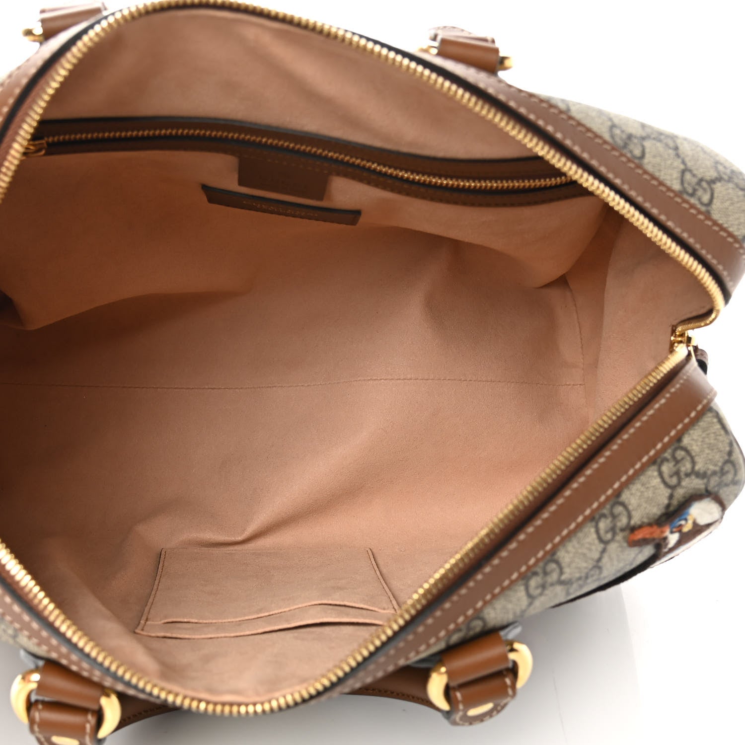 Gucci GG Supreme Monogram Garden Collection Medium Boston Beige Tuscany 5 of 12