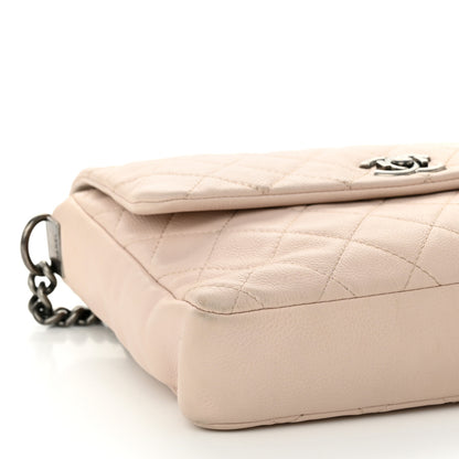 Chanel Calfskin Quilted Couture Messenger Light Pink 9 of 12
