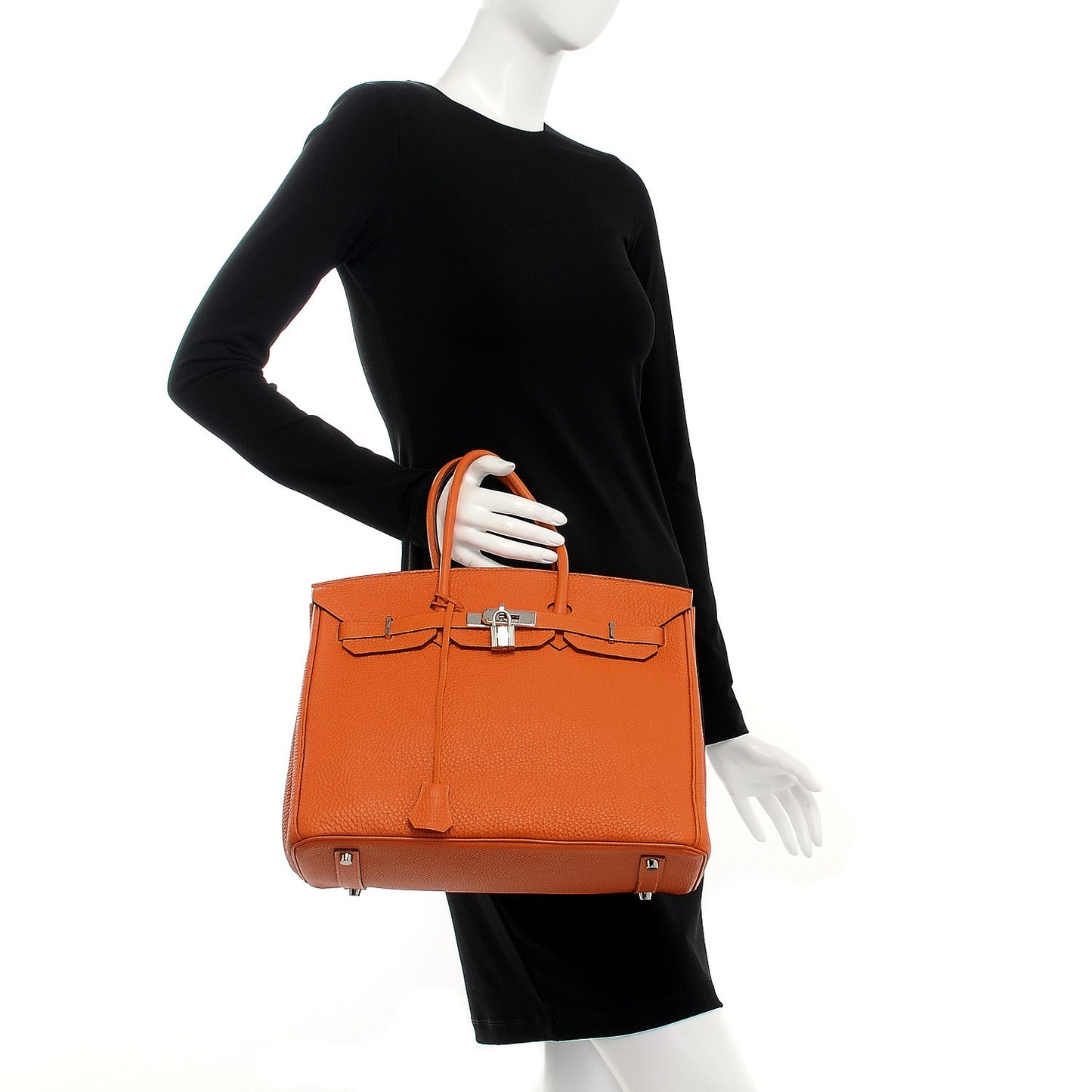 Togo Birkin 35 Orange
