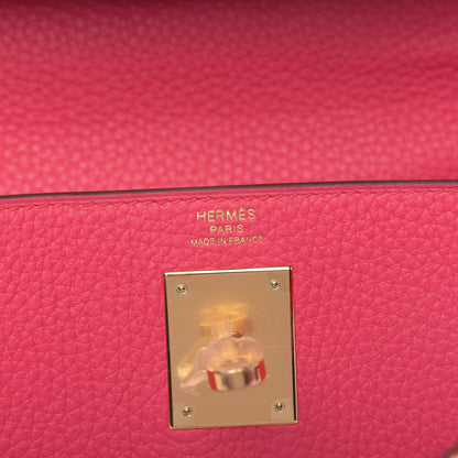 Hermes Taurillon Clemence Kelly Retourne 28 Rose Extreme 6 of 11