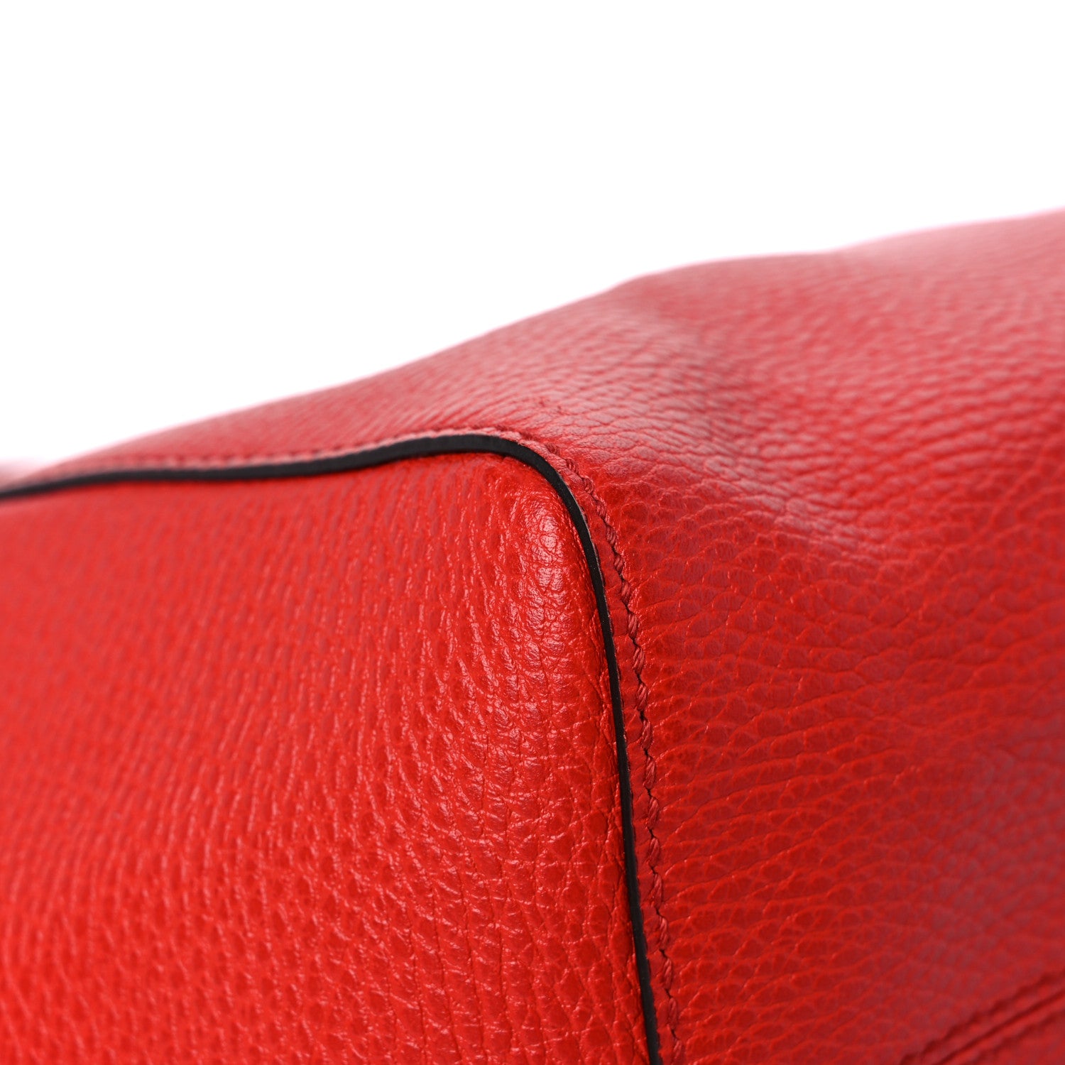 Gucci Dollar Calfskin Small Swing Tote Red 8 of 12