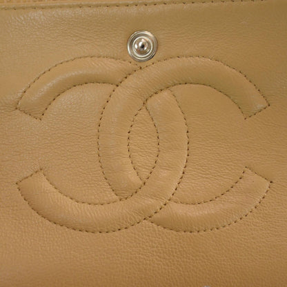 Chanel Caviar Quilted Medium Double Flap Beige 7 of 10