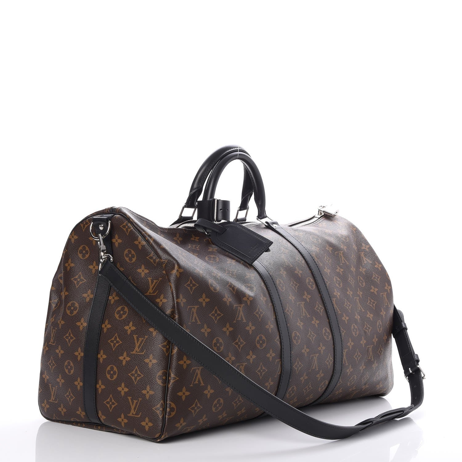 Louis Vuitton Monogram Macassar Keepall Bandouliere 55 4 of 8