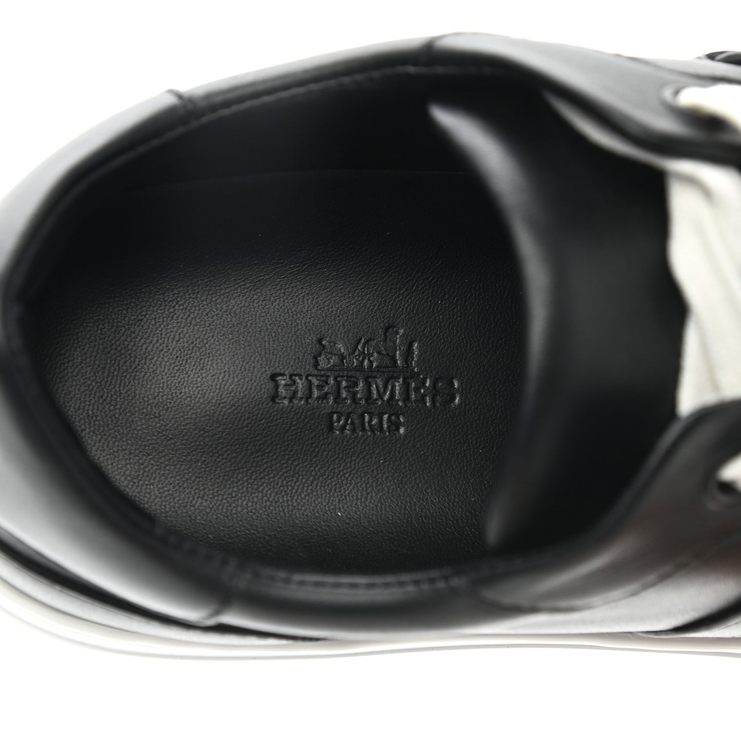 Calfskin Day Sneakers 36.5 Black