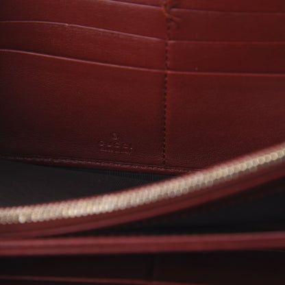 Gucci Patent Microguccissima Zip Around Wallet Rose Bed 6 of 6