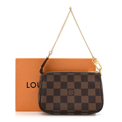 Louis Vuitton Damier Ebene Mini Pochette Accessories 9 of 9