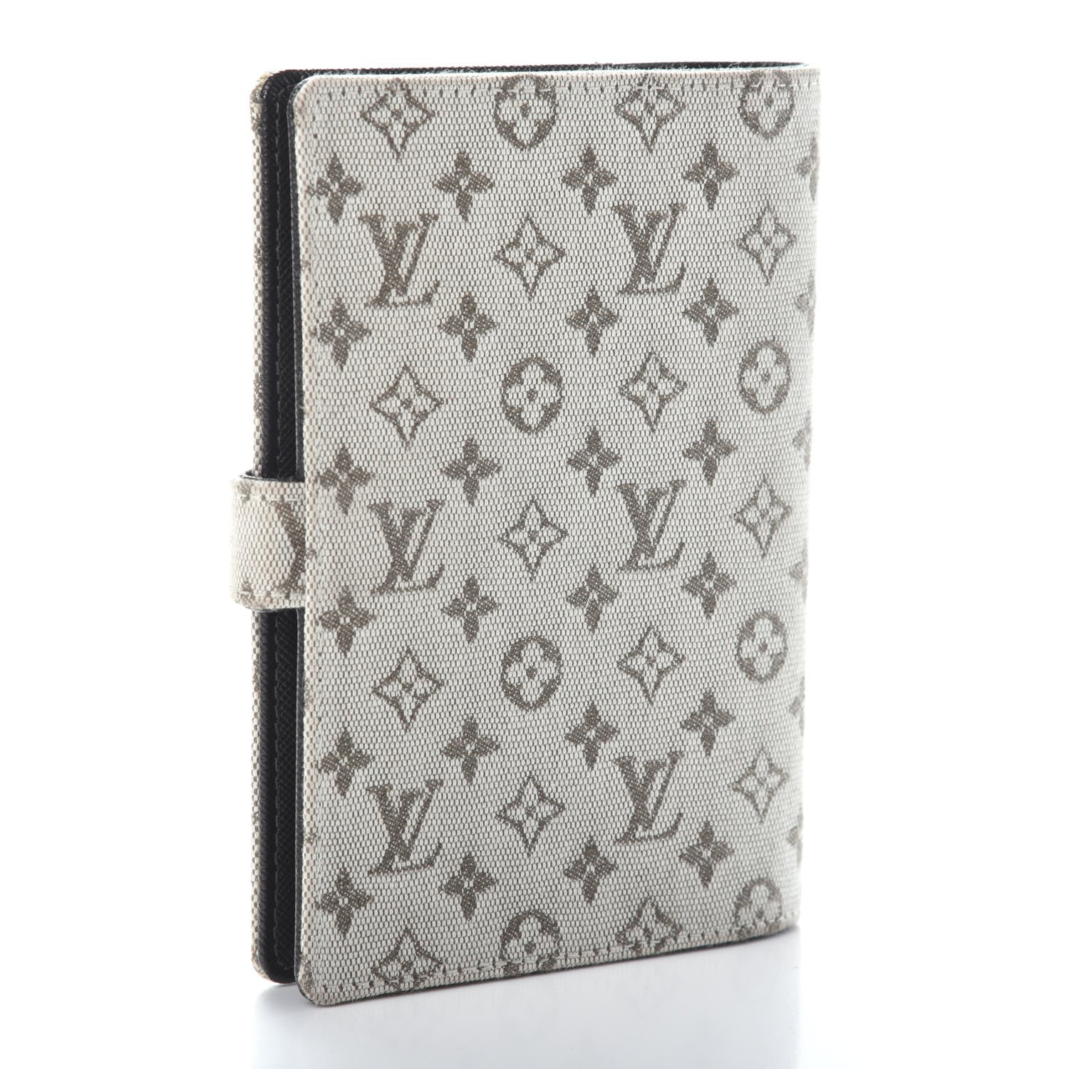 Louis Vuitton Mini Lin Small Ring Agenda Cover Kaki 3 of 6