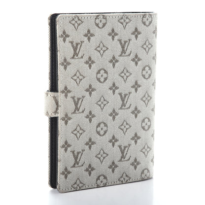 Louis Vuitton Mini Lin Small Ring Agenda Cover Kaki 3 of 6