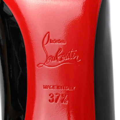 Christian Louboutin Patent Pigalle Follies 85 Pumps 37.5 Black 6 of 8