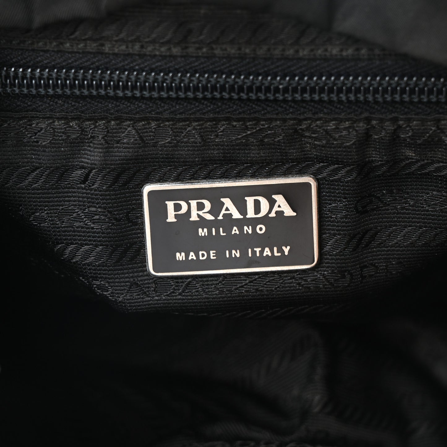 Tessuto Nylon Vela Small Backpack Black