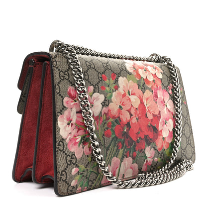 Gucci GG Supreme Monogram Blooms Small Dionysus Shoulder Bag Beige Multicolor Dry Rose 3 of 10