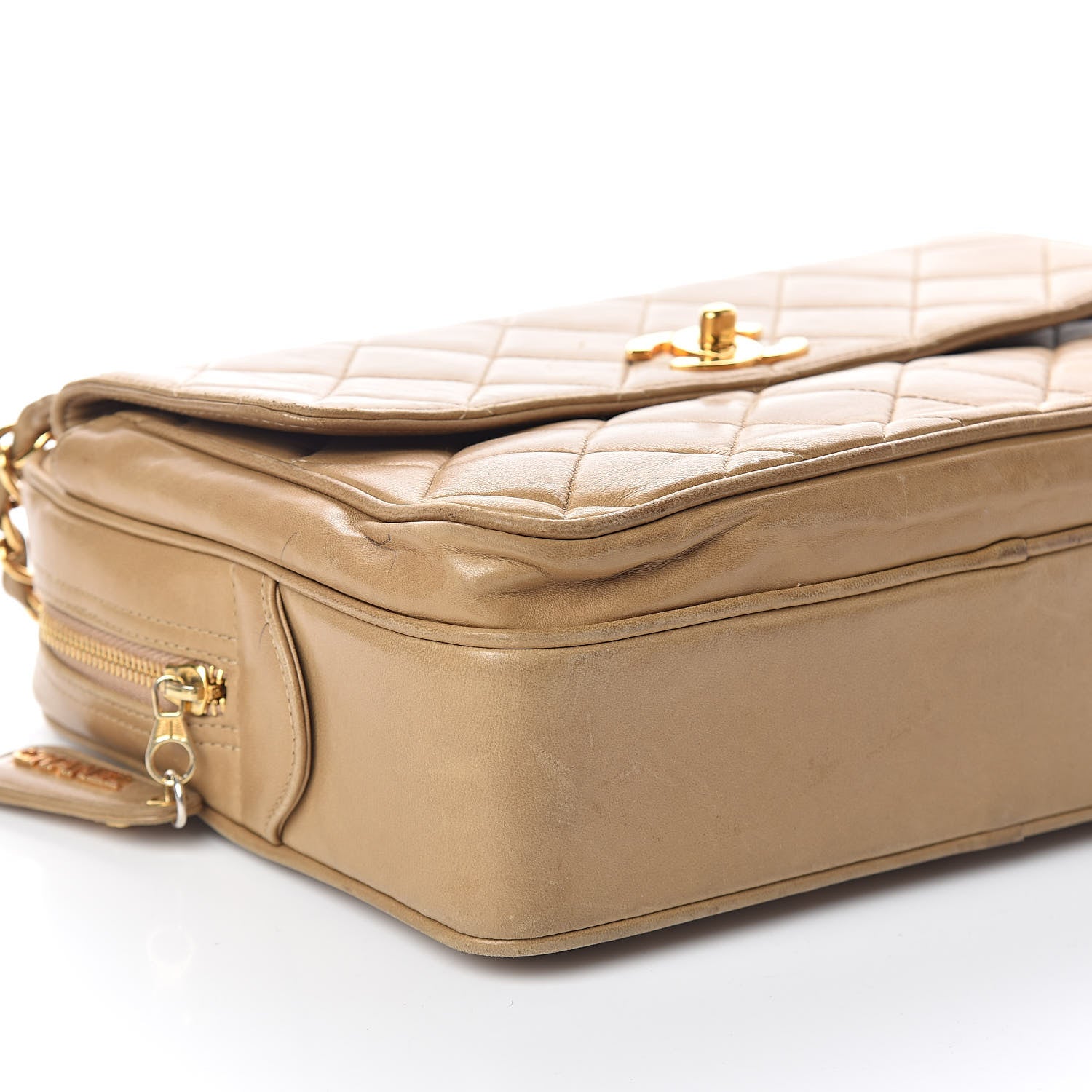 Chanel Lambskin Quilted Flap Camera Case 10 of 12