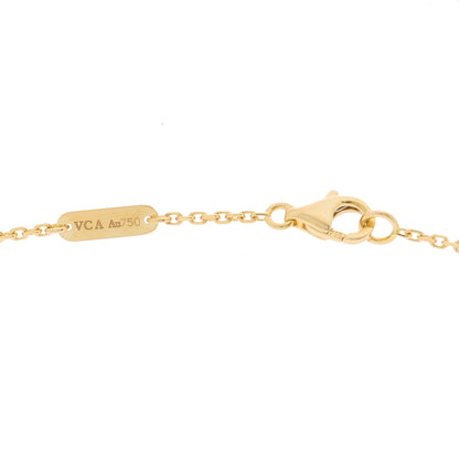 Van Cleef & Arpels 18K Yellow Gold Vintage Alhambra Pendant Necklace 5 of 6