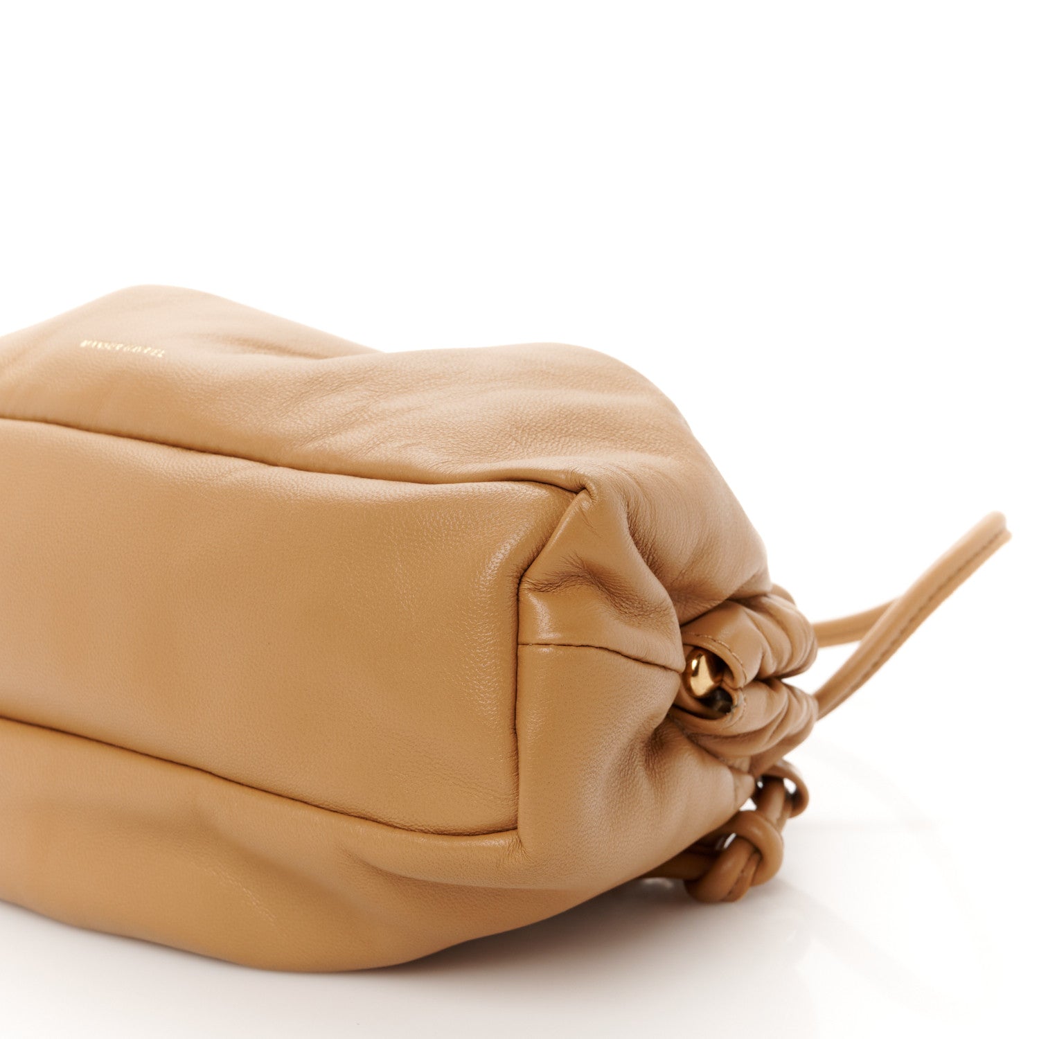 Mansur Gavriel Lambskin Cloud Mini Clutch Caramel 9 of 10