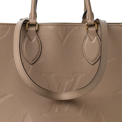 Louis Vuitton Empreinte Monogram Giant Onthego MM Tourterelle 7 of 12