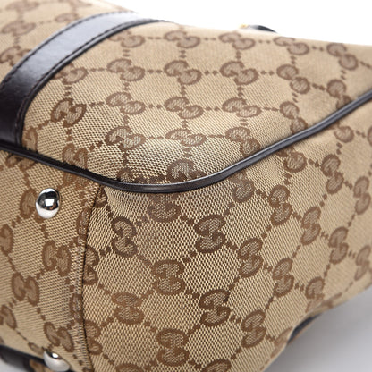 Gucci Monogram Medium Twins Tote Dark Brown 11 of 12