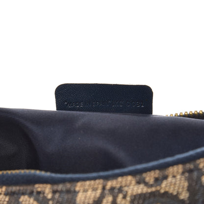 Christian Dior Monogram Mini Saddle Pochette Navy 7 of 11