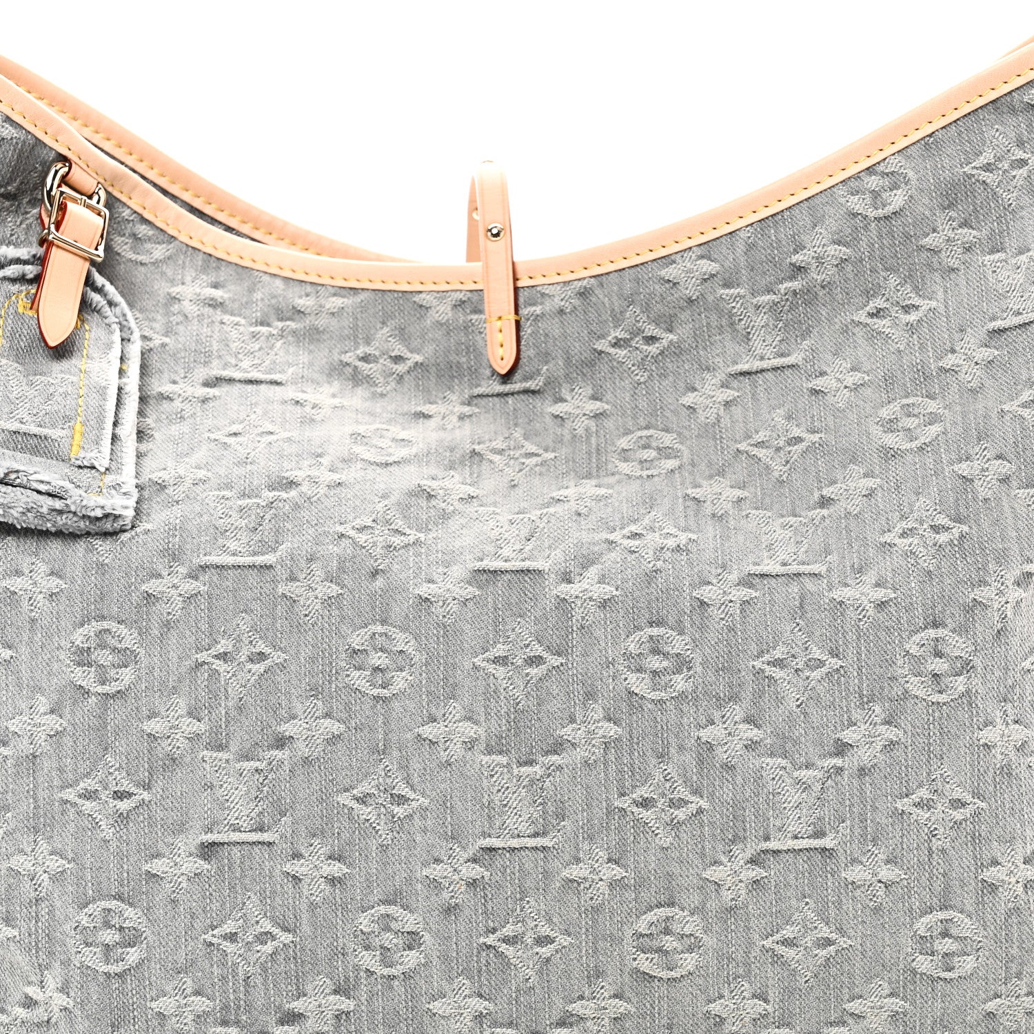 Louis Vuitton Monogram Denim CarryAll MM Washed Grey 8 of 11