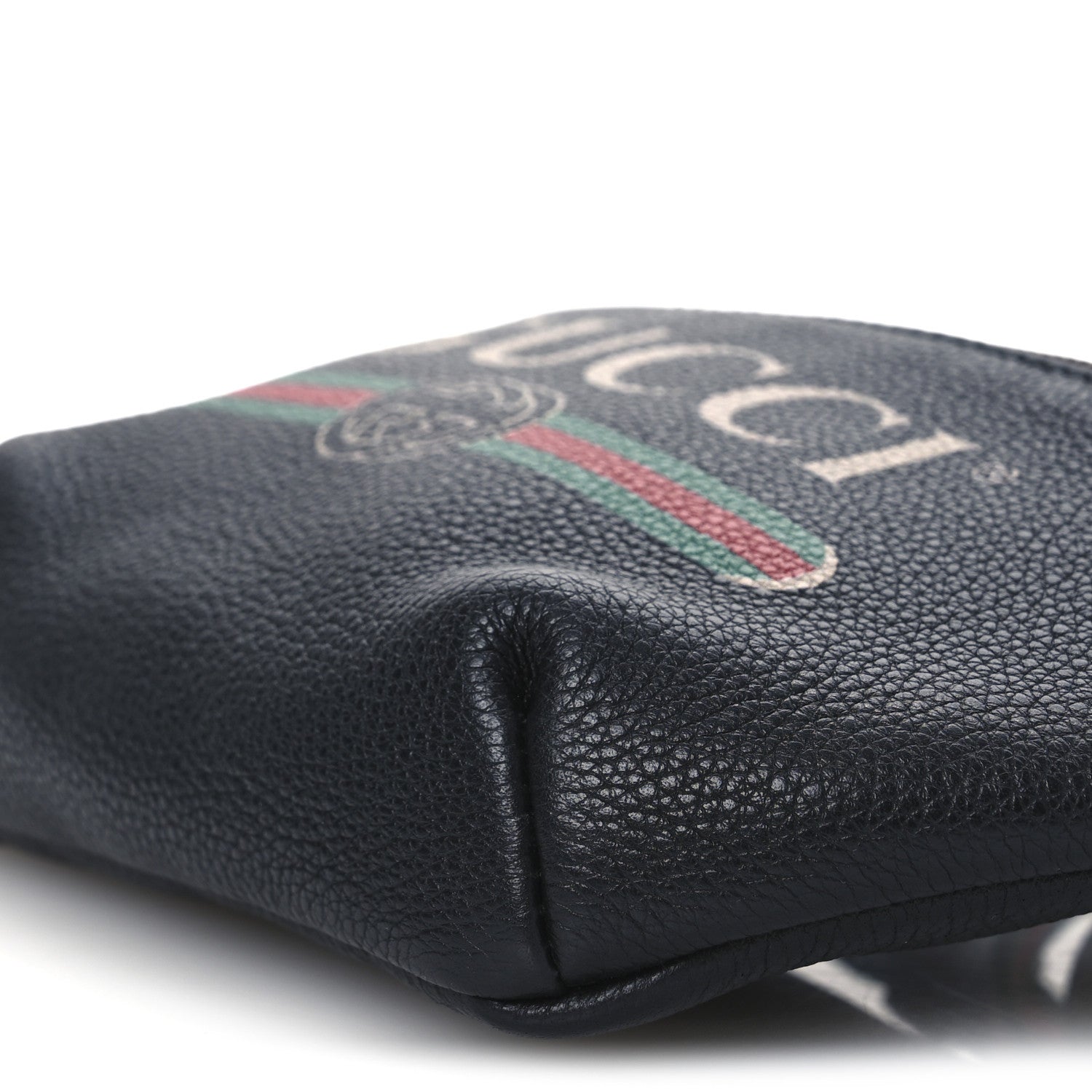 Gucci Grained Calfskin Small Logo Belt Bag Black 10 of 11