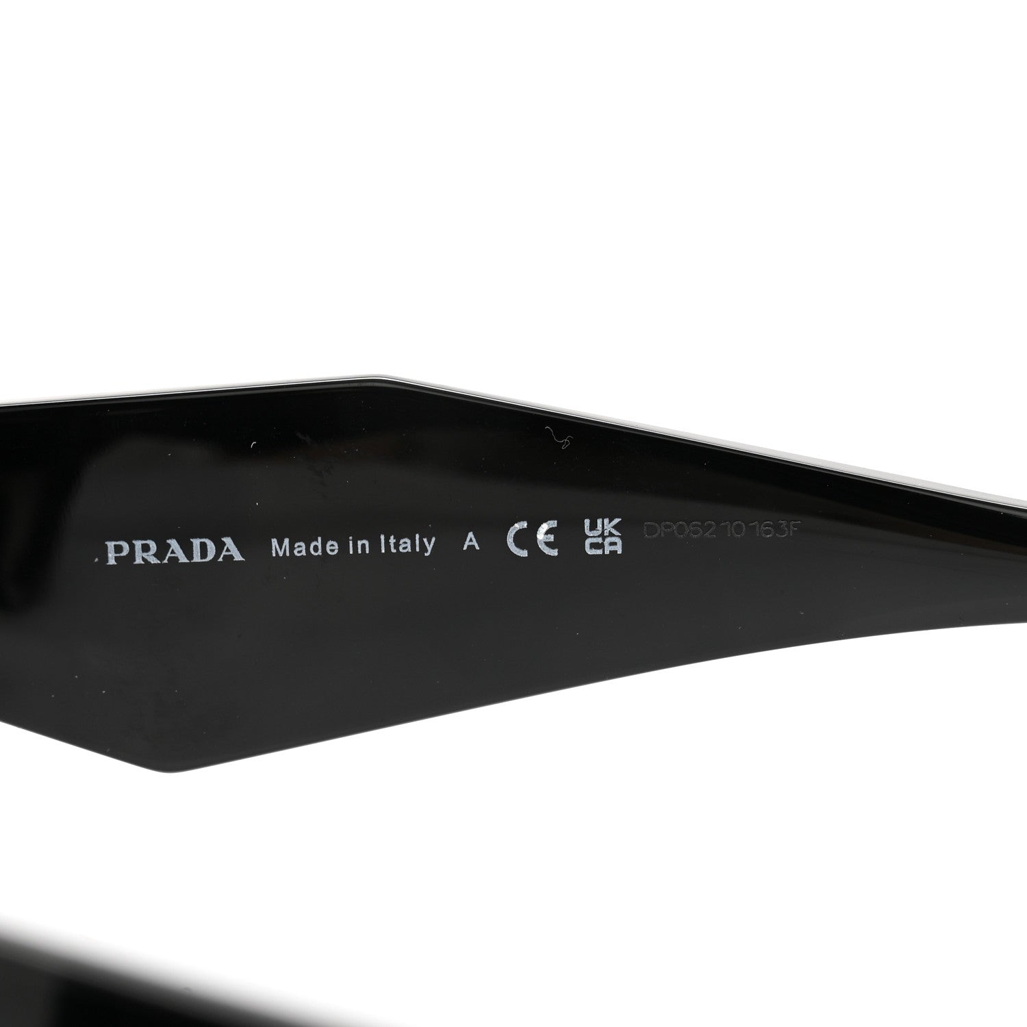 Prada Acetate Symbole Sunglasses SPR 07Y Black 5 of 8