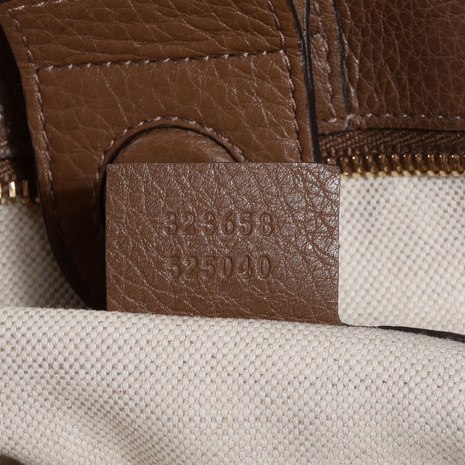 Gucci Cellarius Calfskin Large Bamboo Shopper Tote Acero 7 of 7