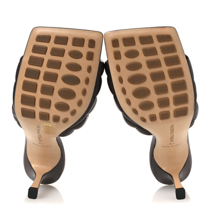 Bottega Veneta Nappa Matelasse Padded Mule Sandals 40 Chocolate Spread 7 of 11