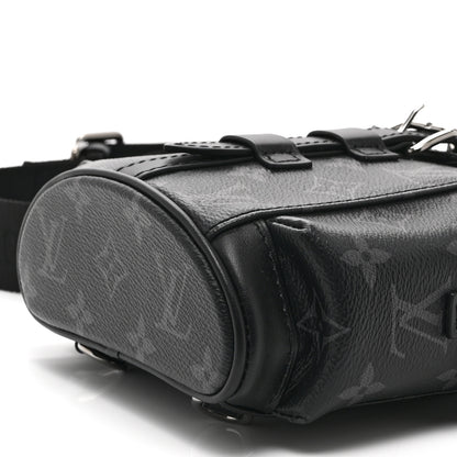 Louis Vuitton Monogram Eclipse Nano Christopher Backpack Black 9 of 9