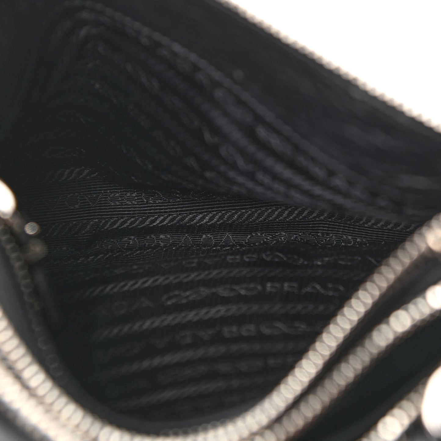 Vitello Phenix Double Zip Crossbody Bag Black