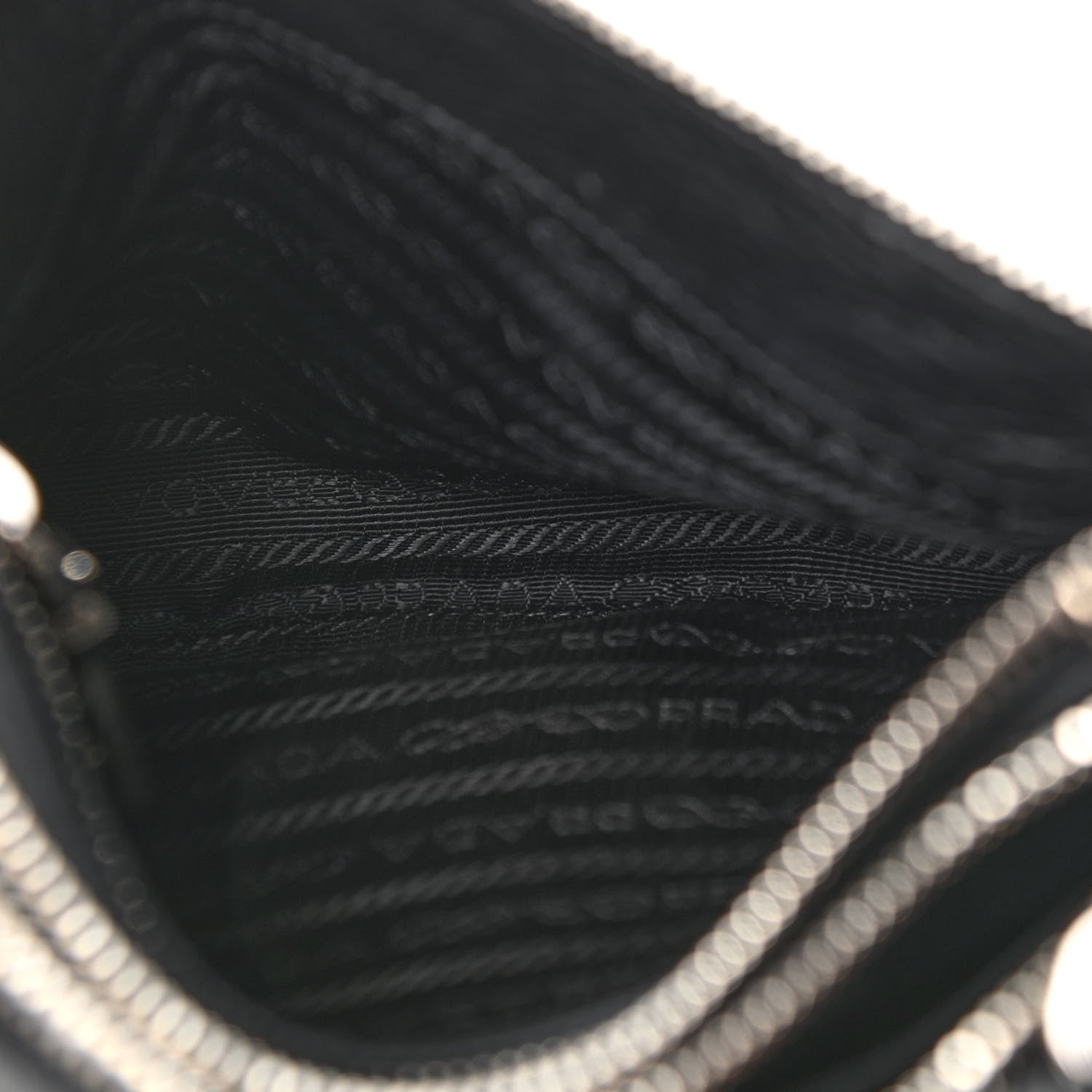 Prada Vitello Phenix Double Zip Crossbody Bag Black 4 of 12