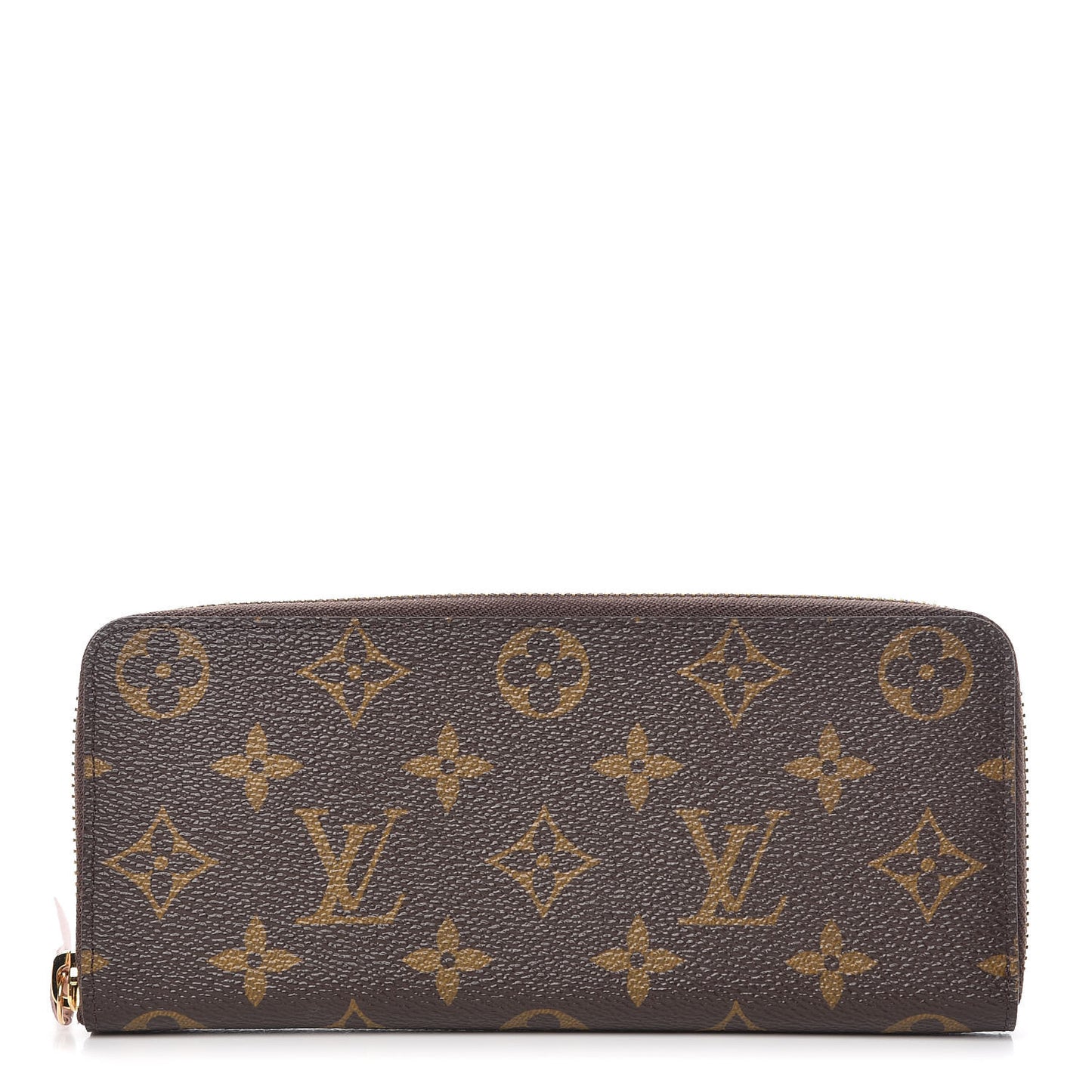 Monogram Clemence Wallet Rose Ballerine