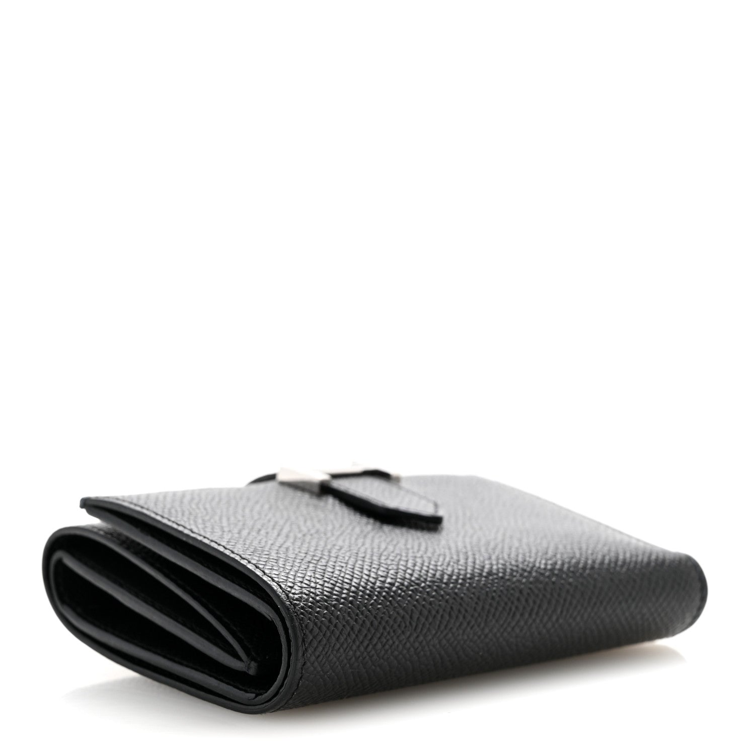 Hermes Epsom Tri-Fold Compact Bearn Wallet Black 4 of 10