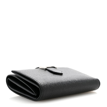 Hermes Epsom Tri-Fold Compact Bearn Wallet Black 4 of 10