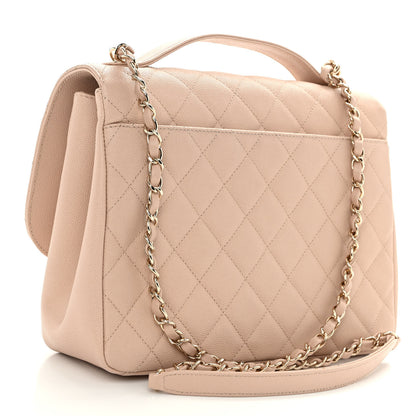 Chanel Caviar Quilted Large Business Affinity Flap Beige 3 of 10