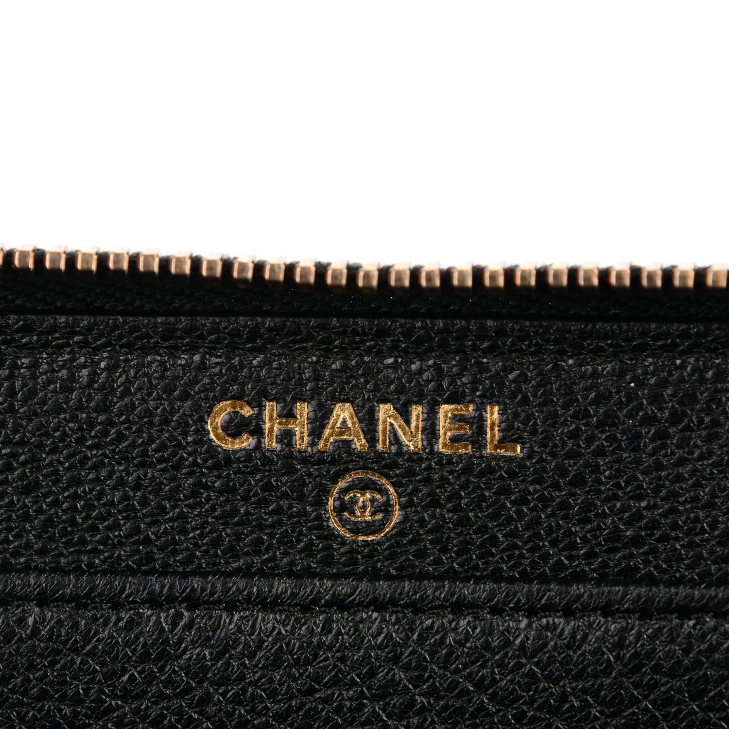 Chanel Patent Quilted Zip Around Wallet Black 6 of 8