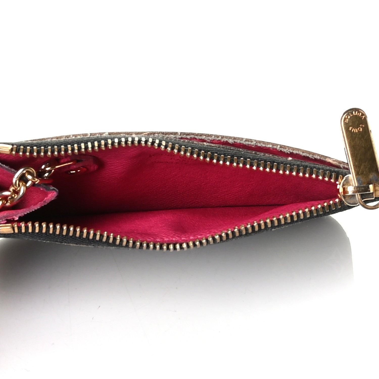 Louis Vuitton Monogram Multicolor Key Pouch Black Grenade 4 of 7